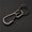 Black, variant on Titanium Heavy Duty Carabiner Keychain EDC Quick Release Hooks With Titanium Key Ring