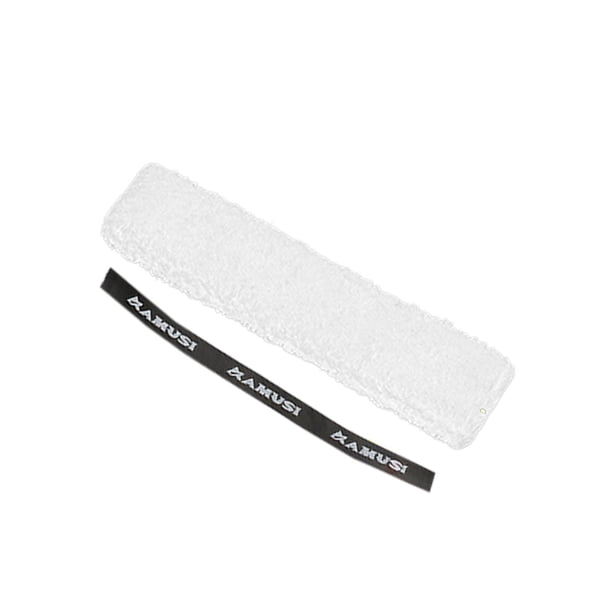 Cinta de agarre para toalla de bádminton, agarre de tenis, cojín, accesorios suaves, banda para el sudor Blanco