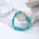 thumbnail image 3 of Pulseras simples de arcoíris de moda, cuentas de piedra Natural, regalo de joyería de fiesta para mujer, 2 uds., 3 of 5
