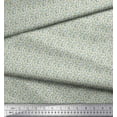 thumbnail image 3 of Soimoi Poly Georgette Fabric Leaves & Floral Small Decor Fabric Printed Yard 52 Inch Wide, 3 of 3