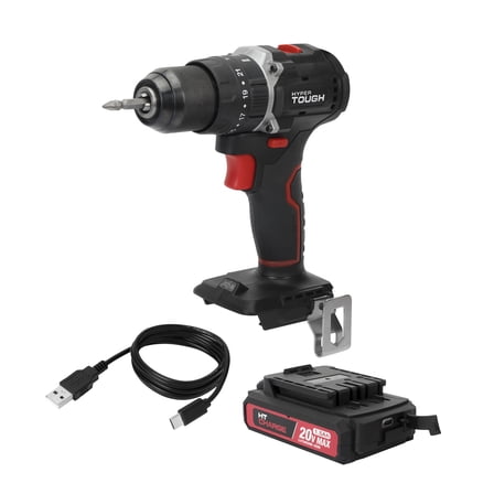 Hyper Tough 20 Volt Hammer Drill