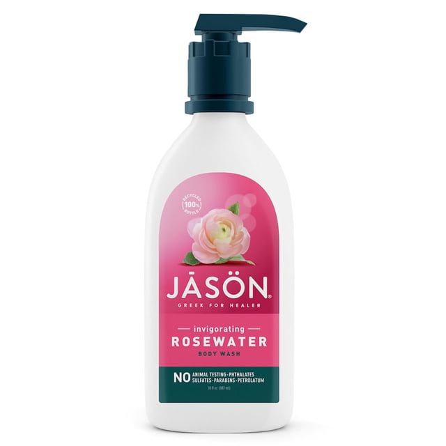 Jason 30 oz Invigorating Rosewater Pure Natural Body Wash