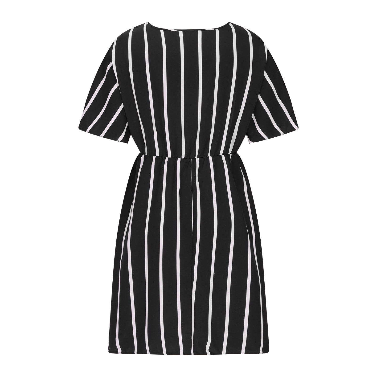 knee length dresses for ladies Mina Stripe Midi Dress