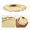 thumbnail image 4 of Miangastore Candle Tray Golden 1Pack 4.3X4.3X0.2In, 4 of 8