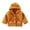 Brown, variant on Kids Jacket,Toddler Long Sleeve Autumn Winter Solid Zippered Hoodie Coat Jacket for Boys Girls Thicken Warm Outerwear,Girls Jacket,Orange,4-5 Years