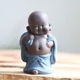 thumbnail image 2 of Pequeñas colecciones de estatuas de Buda feliz de cerámica Maitreya para, duraderas D, 2 of 7