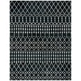 thumbnail image 2 of SAFAVIEH Blossom Aspen Geometric Wool Area Rug, Black/Ivory, 10' x 14', 2 of 8