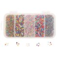 thumbnail image 4 of Shisuyan 1 Box Tiny Glass Beads Glass Colorful Beads DIY Jewelry Necklace Making Beads, 4 of 8