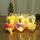 thumbnail image 1 of Bolas decorativas de Navidad transparentes y luminosas para hortensias | Adornos LED luminosos para colgar | Lámpara de cristal de bajo consumo de energía | Multicolor, 11x9x5,5cm | Instalación, 1 of 6