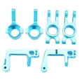 thumbnail image 1 of RC Steering Cup Kit, RC Steering Knuckle Hub Carrier Replacement Parts Blue Wear Resistant Bending Proof  For Maintain, 1 of 8