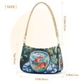 thumbnail image 3 of FORMRS Womens Shoulder Bag with Chain Strap Clutch Purse Cute Tote Handbag, Red Goldfish, 3 of 7