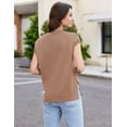 thumbnail image 3 of Weardear Summer Sweater Vest for Women Pullover Ribbed Knit Tank Tops Sleeveless Casual Loose Fit V Neck Cap Sleeve Tops, 3 of 8
