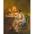 thumbnail image 3 of Delphin Enjolras 12x14 Black Modern Framed Museum Art Print Titled - Boudoir, 3 of 5