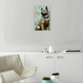 thumbnail image 5 of Loyal German Shepherd Iron Wall Art:Perfect for Home, Restaurant, Coffee Shop, Farmhouse, Garage, Bar, Garden, and More - Christmas, Easter, Thanksgiving Themes - No Wiring Required - HD Printed, 5 of 7