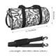 thumbnail image 2 of Balery Hand Drawn Snake Bolsa de Gimnasio para Mujeres y Hombres, Bolsa de Viaje Impermeable, Bolsa de Fin de Semana con Compartimento para Zapatos y Bolsillo Húmedo, 2 of 6