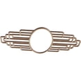 thumbnail image 2 of 20"W x 10"H x 5 1/2"IW x 9 1/2"IH x 3/8"T Elizabeth Wood Fretwork Pierced Ceiling Medallion, Red Oak, 2 of 3