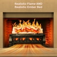 thumbnail image 3 of KISSAIR Electric Fireplace 20.53 in x 11.51 in Floor Standing, 5100 BTU, Electric Indoor Fireplace, 3 of 7