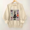 thumbnail image 2 of Hilzaten Womens Hoodless Tops Long Sleeve Pullover Print Casual Loosse Womens Sweatshirts, 2 of 4