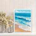 thumbnail image 2 of Qisvanset Ocean Waves Beach Landscape Canvas Wall Art 15.75x11.81 INCHES, 2 of 8