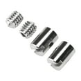 thumbnail image 3 of Throttle Cable Clamps, Throttle Cable Kit Metal Corrosion Proof Silver With Screws For Maintenance Worker For Motorcycles, 3 of 8