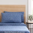 thumbnail image 2 of Mainstays 100% Cotton Extra Soft Jersey Pillowcase Set, Standard/Queen, Blue Crackle, 2 Pieces, 2 of 7