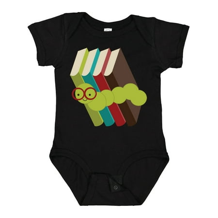 

Inktastic Bookworm Books Reading Gift Baby Boy or Baby Girl Bodysuit