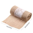 thumbnail image 3 of RuiJiao 5m Jute-Burlap Ribbon Roll, Rustic Brown Natural Lace Trim for Gift Wrapping, Wreath Making, DIY Crafts & Farmhouse Home Decor, 3 of 4