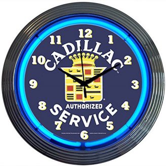 NEON CLOCK SINGLE【VOLKS WAGEN-BLUE Volkswagen Neon Clock