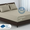 thumbnail image 3 of Bed Sheet Set 6 Piece Bedding Comfort Microfiber Deep Pocket 1800 Count Sheets, 3 of 16