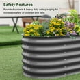 thumbnail image 6 of HOOFUN 17" Tall Raised Garden Bed 9 in 1 Garden Raised 8ftX2ft Garden Bed Kits for Vegetables Flowers Ground Planter Box- Modern Gray, 6 of 9