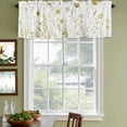 thumbnail image 3 of 2 Pack Valances for Window, Yellow Spring Floral Short Curtains for Kitchen Bedroom Living Room, Summer Flowers Botanical Elegant Rod Pocket Small Window Treatment Valance Drapes 60 x 18 Inch, 3 of 8