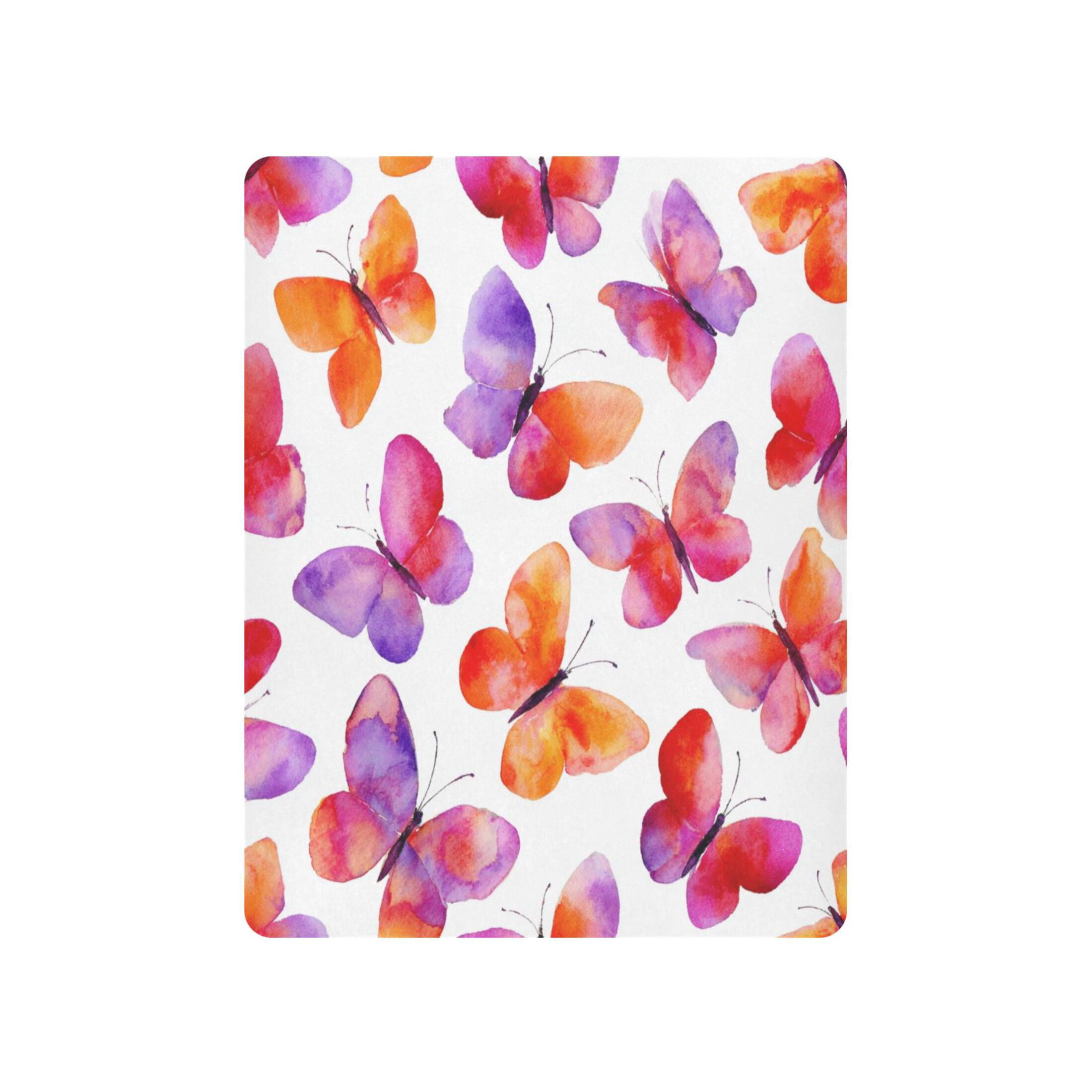 Baby Essentials 52”x 28”- Standard Cotton-like Modal Elastic- Red Watercolor Pattern Design Crib Sheets for Newborns and Toddlers