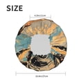 thumbnail image 4 of Kdxio Playful Otter Tropical Beach Print Shower Cap for Women,Elastic and Reusable,Double Waterproof Layers Bathing Hat, 4 of 6