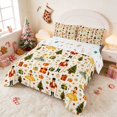 thumbnail image 3 of Manfei Nutcracker King Size Comforter Sets Christmas Comforters King Size, Blue Silver 3pcs 1 Comforter and 2 Pillowcases, Xmas Reversible, 3 of 6