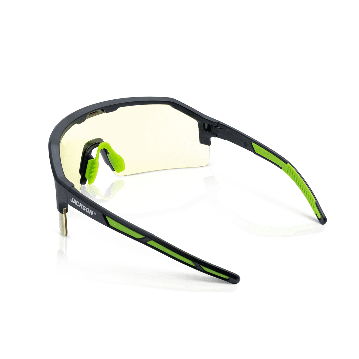 Jackson Safety Safety Glasses - MAXVIEW+ Series - Amber Lens - Black Frame - STA-CLEAR Anti-Fog