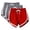 Gray②&Red①, variant on Dvprdro Womens Plus Size Shorts Elastic Waist Drawstring Side Pockets Solid Loose Fit Casual Pajama Bottoms