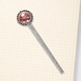 thumbnail image 4 of Coral Elegant Silver Lace-Edged Bookmark: Gift for Book Lovers and Readers, 4 of 5