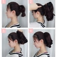 thumbnail image 7 of 12" Ponytail Extension, Short Claw Clip Ponytails Hair Extensions Curly Wavy High Temperature Resistant Synthetic Hair Ponytail Hairpieces for Women, 7 of 7