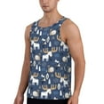 thumbnail image 2 of KLL Forest Elk Print Men's Muscle Gym Workout Stringer Tank Tops Bodybuilding Fitness T-Shirts Tank Tops Men-XX-Large, 2 of 7