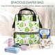 thumbnail image 5 of Easygdp Kawaii Avocado para Bolsa de Bebé de Gran Capacidad con Múltiples Bolsillos, Bolsa de Pañales para Padres, Bolsa de Viaje Organizada y Elegante, 5 of 6