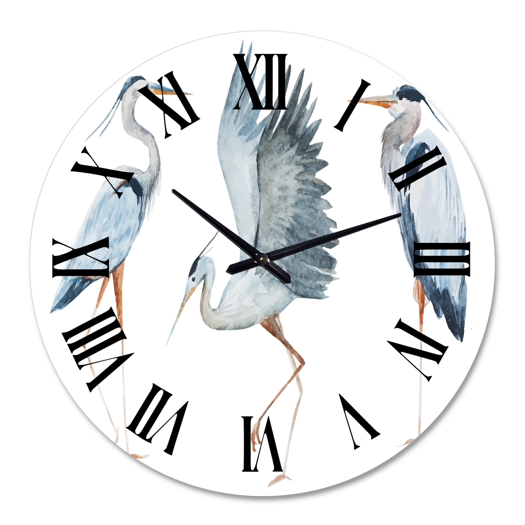 Designart 1 in Quartz Traditional Wall Clock