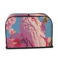 Kdxio Pink Parrot Tropical Blossoms Print Toaster Cover Bread Machine Cover Fits for Most