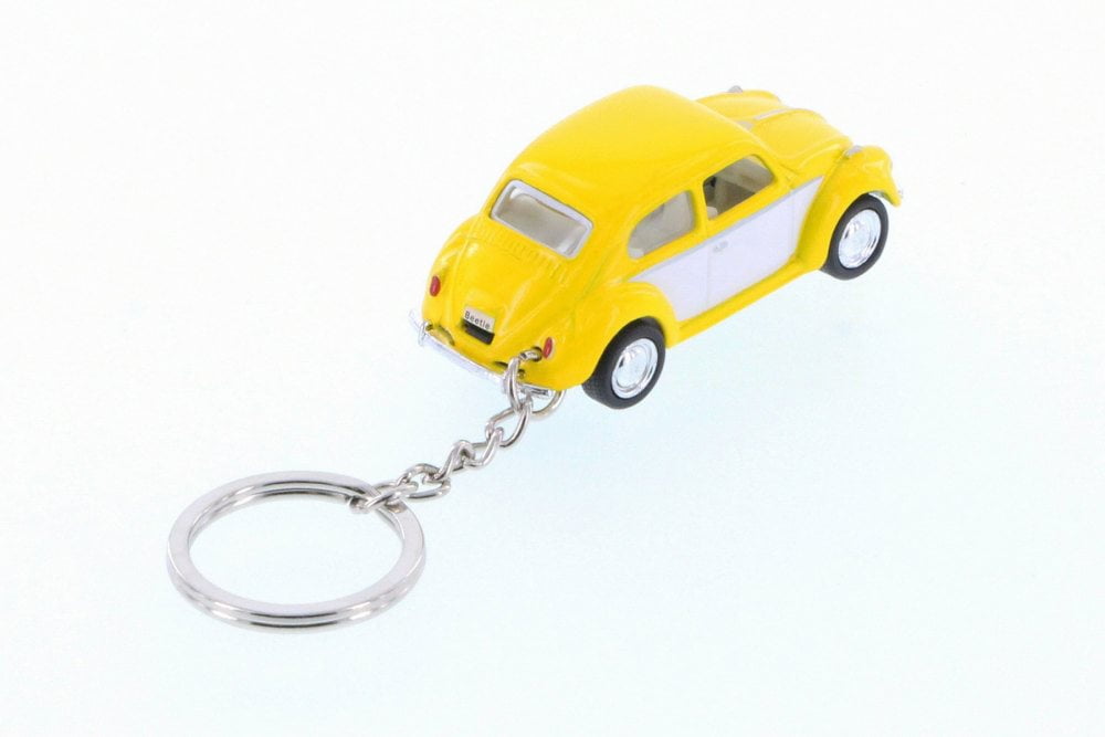 Kinsmart Miniature Yellow 1967 Volkswagen Classical Beetle Car DieCast 1:64 