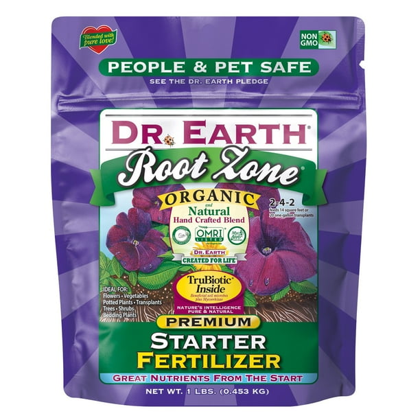 Dr. Earth Organic & Natural MINI's Root Zone Starter Fertilizer, 1 lb