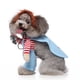 thumbnail image 2 of Disfraz de perro de muñeca mortal novedad divertida ropa de fiesta para mascotas ropa de cosplay para mascotas adecuada para cachorros grandes y medianos (S) Sincero Electrónica, 2 of 5