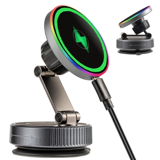 Cargador de Montaje para Auto Domiunier MagSafe 15W Inalámbrico para iPhone