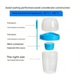 thumbnail image 6 of 2 Pcs 3.94*8.27 Inch Breakfast Cereal On the Go Cups with Spoon- Portable Take'n Go Yogurt Container Cup with Top Lids- Milk- Snack- Fruit Cup for Travel, 6 of 6