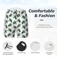 thumbnail image 3 of Fotbe Watercolor Turtle Traje de Baño para Hombre – Shorts de Natación de Secado Rápido con Forro y Bolsillos-Medium, 3 of 6