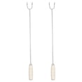 thumbnail image 1 of Miangastore Brochettes Argentées 2 Pcs 19.7X1.2X1.2In Acier Inoxydable, 1 of 9