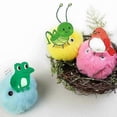 thumbnail image 3 of Plush Cat Toy Set Of 3 - Interactive Sound Balls With Frog, Bird, Cricket, 3 of 5